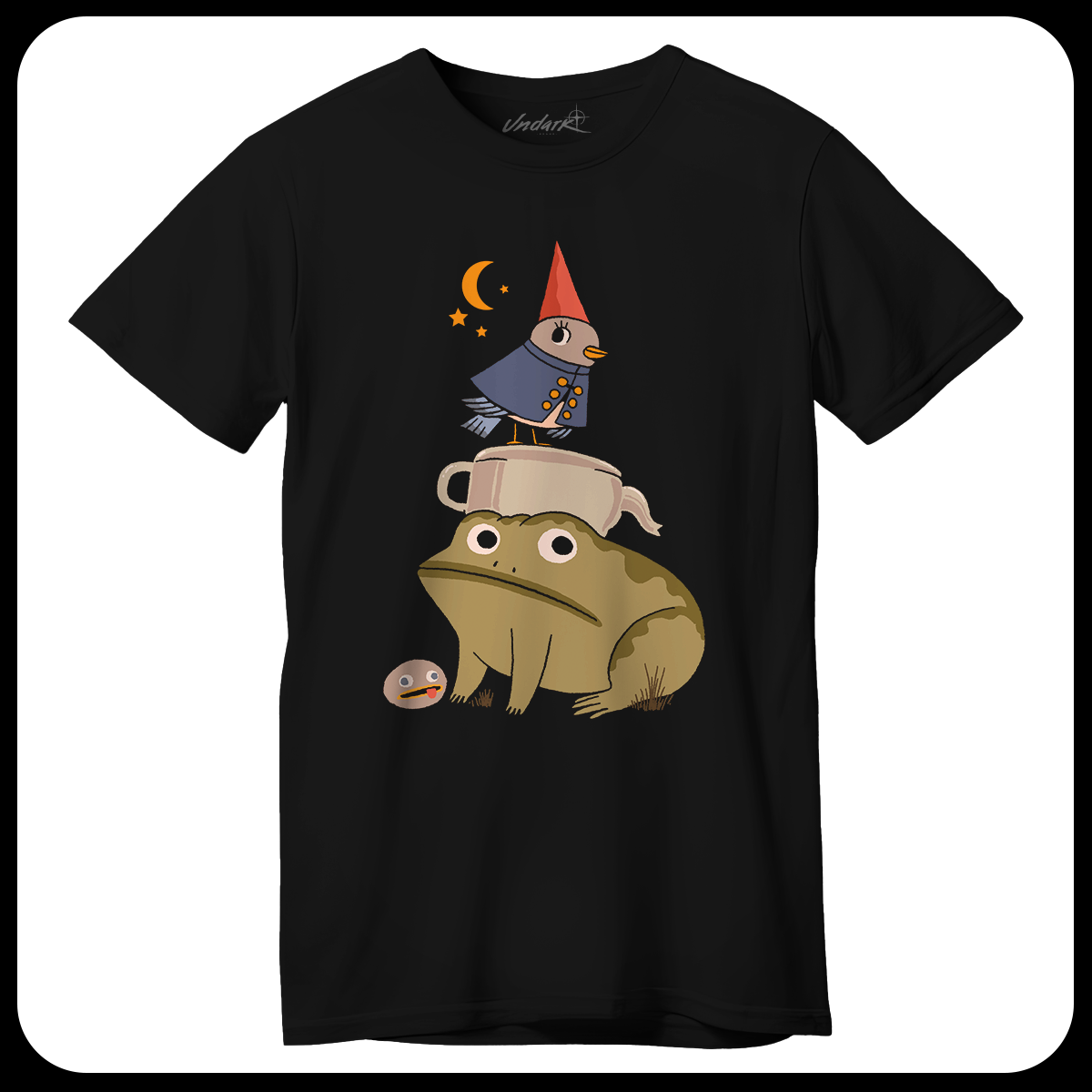 Playera Bird and frog