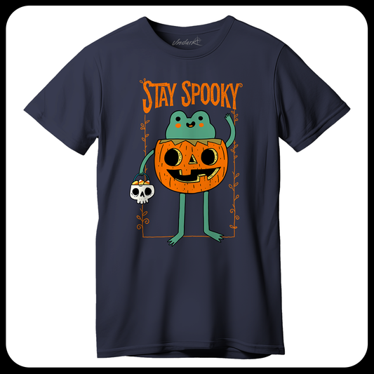 Playera Stay spooky frog