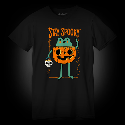 Playera Stay spooky frog