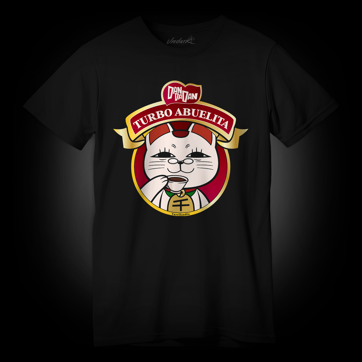 Playera Turbo Abuelita Maneki-Neko