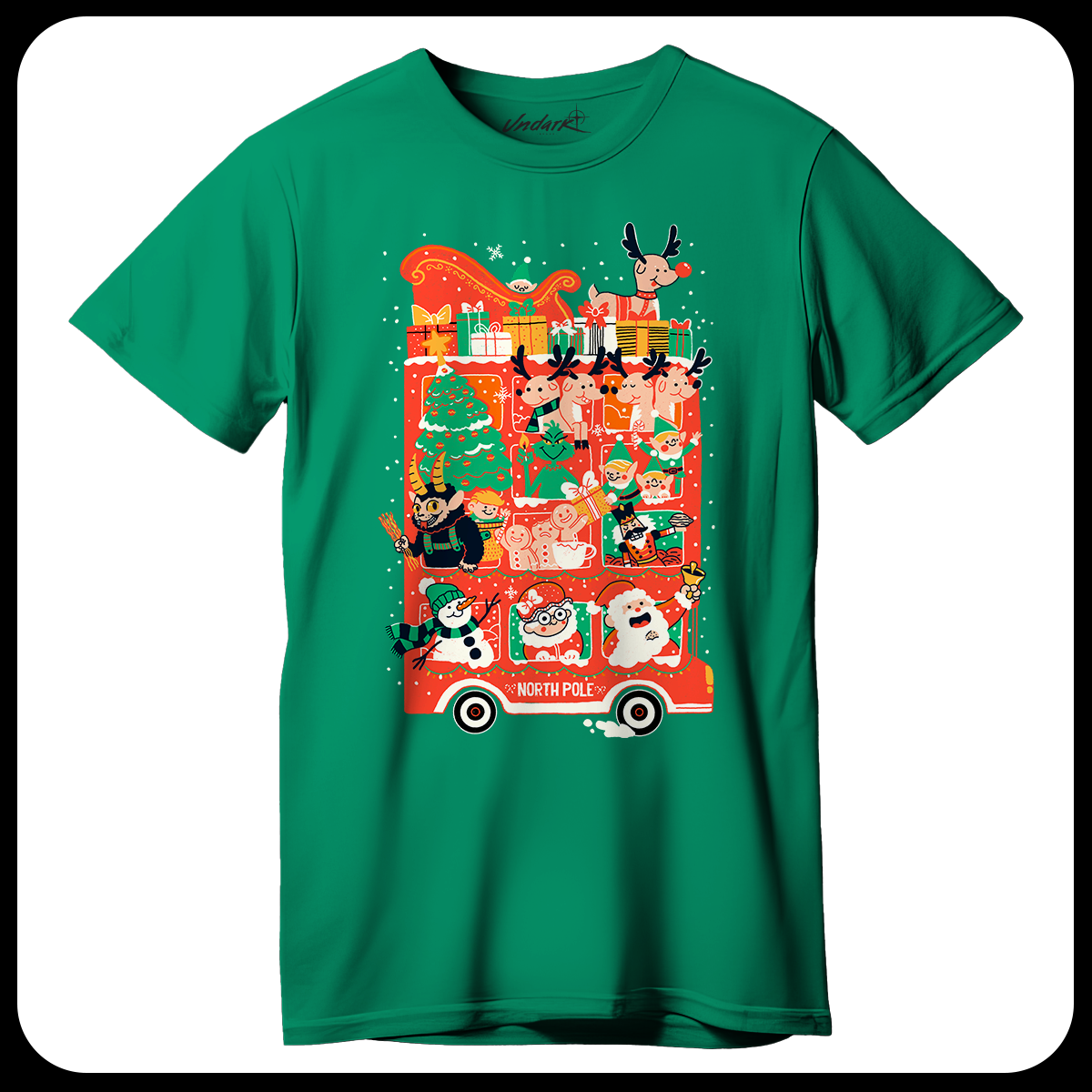 Playera Xmas Bus