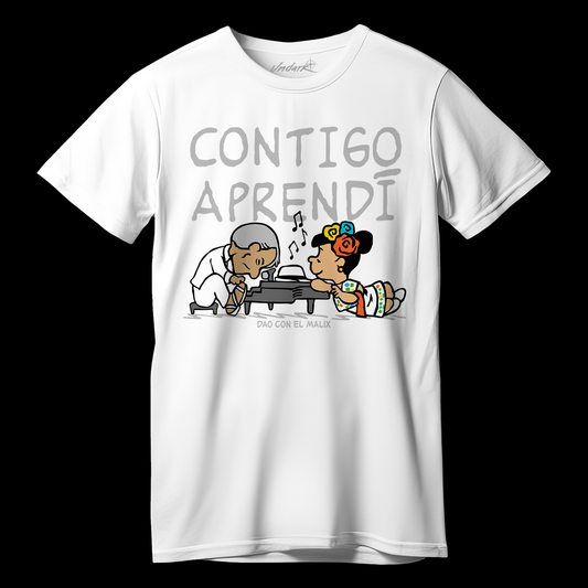 Playera Contigo aprendí